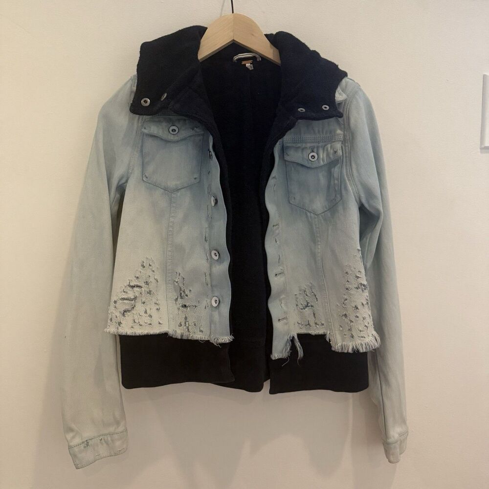 Free People Double Weave Women’s Size XS Denim Jacket